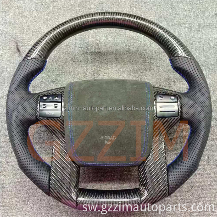 Gari iliyoboreshwa ya hali ya juu ya Carbon FIBER ROURD / Gurudumu la mraba kwa Prado FJ150